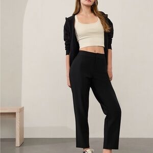 Athleta Black Straight Leg Pants